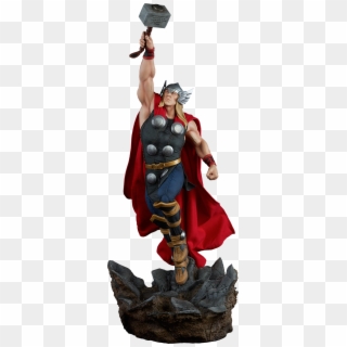 Thor Sideshow Statue Clipart