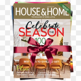 See How Hgtv Stars Chip & Joanna Gaines Decorate For - House And Home Magazine Clipart