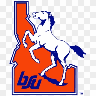 Broncos, Boise State Boise State Football, Boise State - Vintage Boise State Logo Clipart