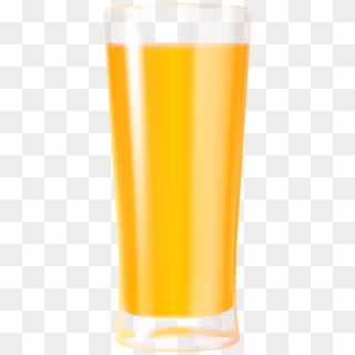 Glass With Orange Juice Png Clip Art Image - Beer Transparent Png