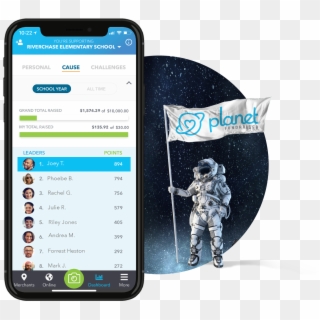 Planet Fundraiser Is The Easiest Way To Raise Money - Iphone Clipart