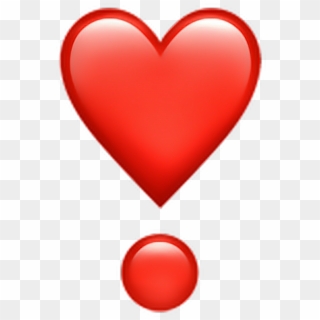 1024 X 1024 12 - Red Heart Emoji With Dot Clipart