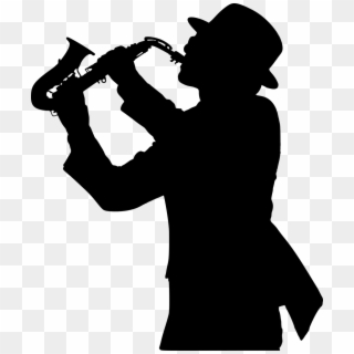Saxophone Musical Instruments Jazz Computer Icons - Saxophone Player Silhouette Png Clipart