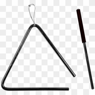 Triangle Instrument And Stick - Triangle Musical Instrument Png Clipart