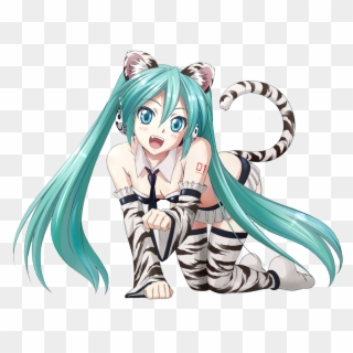 Hatsune Miku Tiger , Png Download Clipart