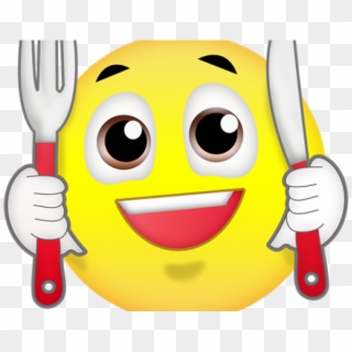 Blushing Emoji Clipart Scared - Transparent Eating Emoji - Png Download