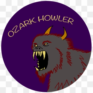 Ozark Howler With Fangs Bared - Cat Yawns Clipart