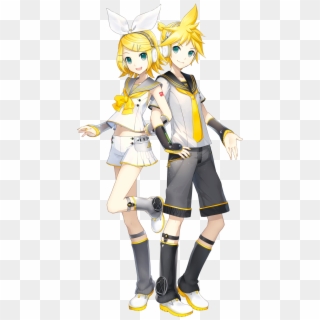 Kagamine Rin And Len Vocaloid 4 - Kagamine Rin And Len Clipart