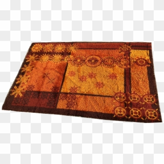 Vintage Rya Shag Rug - Carpet Clipart