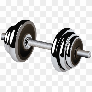 Barbell - Transparent Background Weights Png Clipart