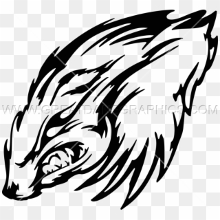 Black And White Basketball With Wolverine Claw Marks - Wolverine Animal Line Art Clipart