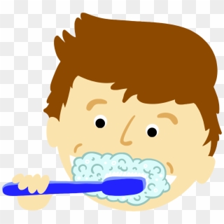 Png Library Download Clipart Brushing Teeth Big Image - Clip Art Brushing Teeth Transparent Png