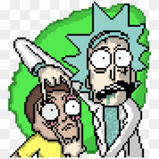 Rick And Morty - Rick And Morty Pixel Art Clipart