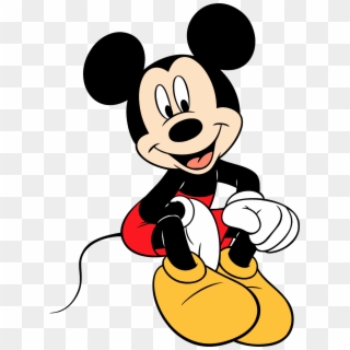 Mickey Mouse Png - Mickey Mouse Sitting Png Clipart