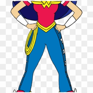 Supergirl Clipart 19 Supergirl Svg Library Download - Dc Superhero Wonder Woman - Png Download