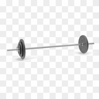 Barbell Free Png Image - Lifting Bar With Weights Clipart