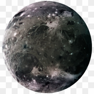 Ganymede Natural Satellite Moons Of Jupiter Galilean Clipart