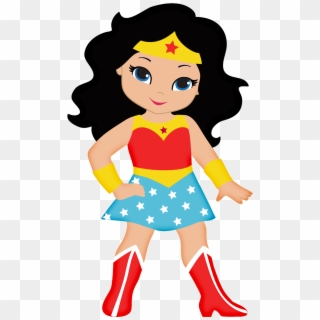 Super Woman Cartoon Superwoman Clipart Cliparts And - Wonder Woman Clipart - Png Download