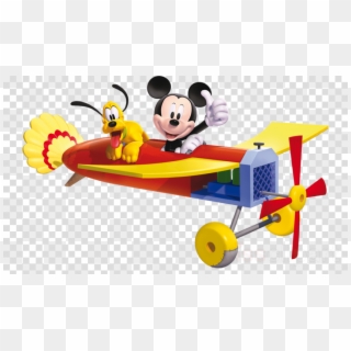 Free Png Download Mickey Mouse In Airplane Png Images - Mickey Mouse Plane Clipart