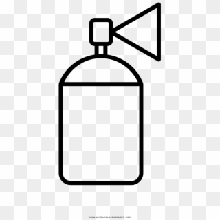 Spray Paint Coloring Page Clipart