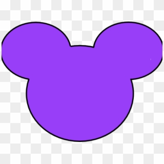 Purple Minnie Mouse Head Clipart