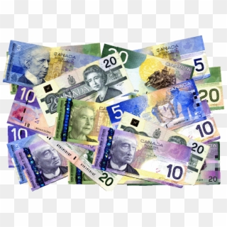 A Pile Of Canadian Money - Canada 20 Dollars Clipart