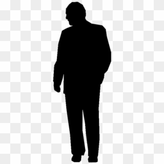 Human Figure Silhouette Png - Male Silhouette Suit Clipart