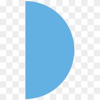Half Circle Png - Blue Half Circle Transparent Clipart