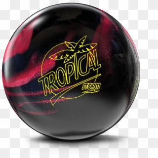 Black/cherry Tropical Png - Tropical Storm Bowling Ball Inside Clipart