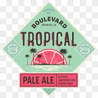 Tropical Pale Ale - Boulevard Brewing Tropical Pale Ale Clipart