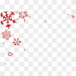Red Snowflakes Png Clipart