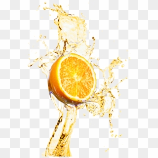 Material Lemonade Decoration Juice Splash Design Orange - Orange Clipart