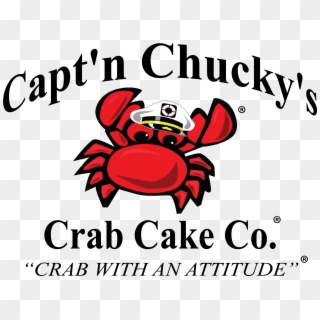 Captn Chucky Logo Registered Crab With An Attitude - Freshwater Crab Clipart