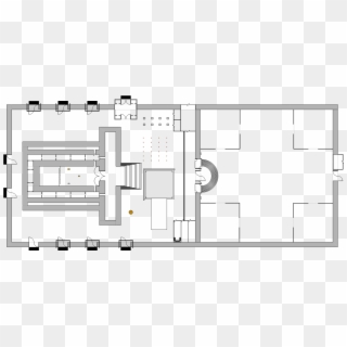 Temple Sketch2 - Diagram Of Bais Hamikdash Clipart