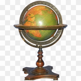 Kittinger Company Inch - Vintage Globe Png Clipart
