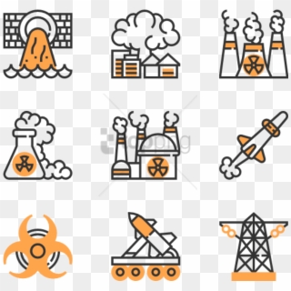Free Png Nuclear 30 Icons View All 3 Icon - Radiation Cartoon Png Clipart
