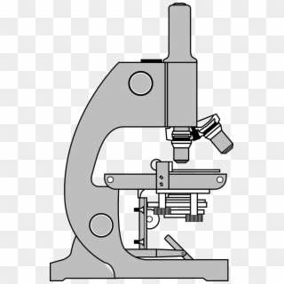 Microscope Research Test Png Image - Microscope Clipart With Label Transparent Png