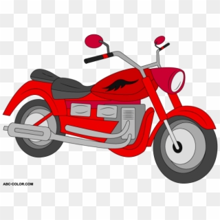 Free Clipart Motorcycle - Red Motorcycle Clipart - Png Download