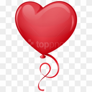 Free Png Download Red Heart Balloon Png Images Background - Clip Art Heart Balloon Transparent Png