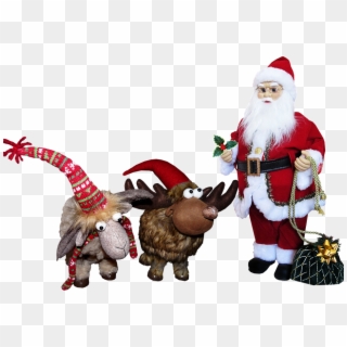 Santa, Reindeer, Christmas, Decoration - Xmas Images Free Clipart
