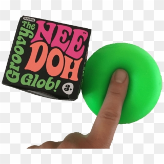 Nee Doh Groovy Glob Glow In The Dark - Games Clipart