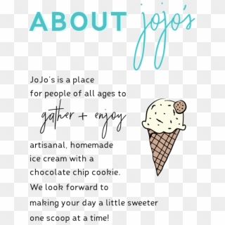 About Jojo's - Gelato Clipart