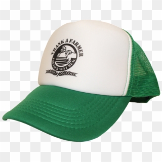 Green & White - Baseball Cap Clipart
