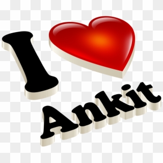 Ankit Heart Name Transparent Png - Heart Clipart