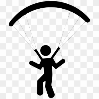 Paragliding Tours - Parachute Clipart