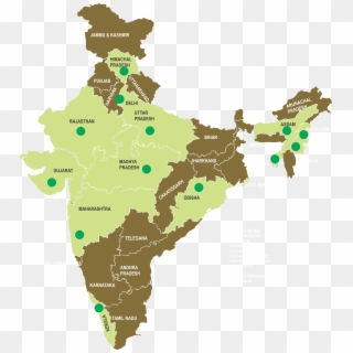 Outreach - Haryana In India Map Clipart