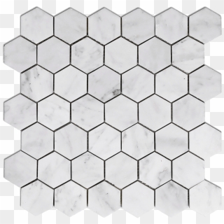 2" Bianco Gioia Marble Mosaic Tile Hexagon - Architecture Clipart