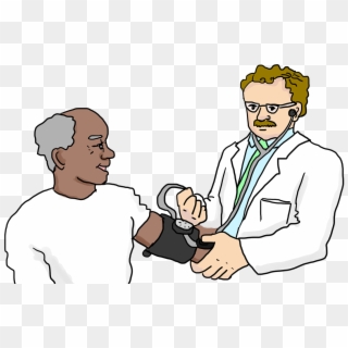 Blood Pressure Stethoscope - Medical Check Up Cartoon Png Clipart