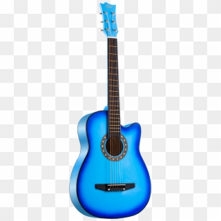 Blue Tiple Guitar Instrument Acoustic-electric Acoustic - Blue Guitar Png Clipart