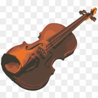 Vector Illustration Of Fiddle Violin Stringed Musical - ウッド ベース Clipart